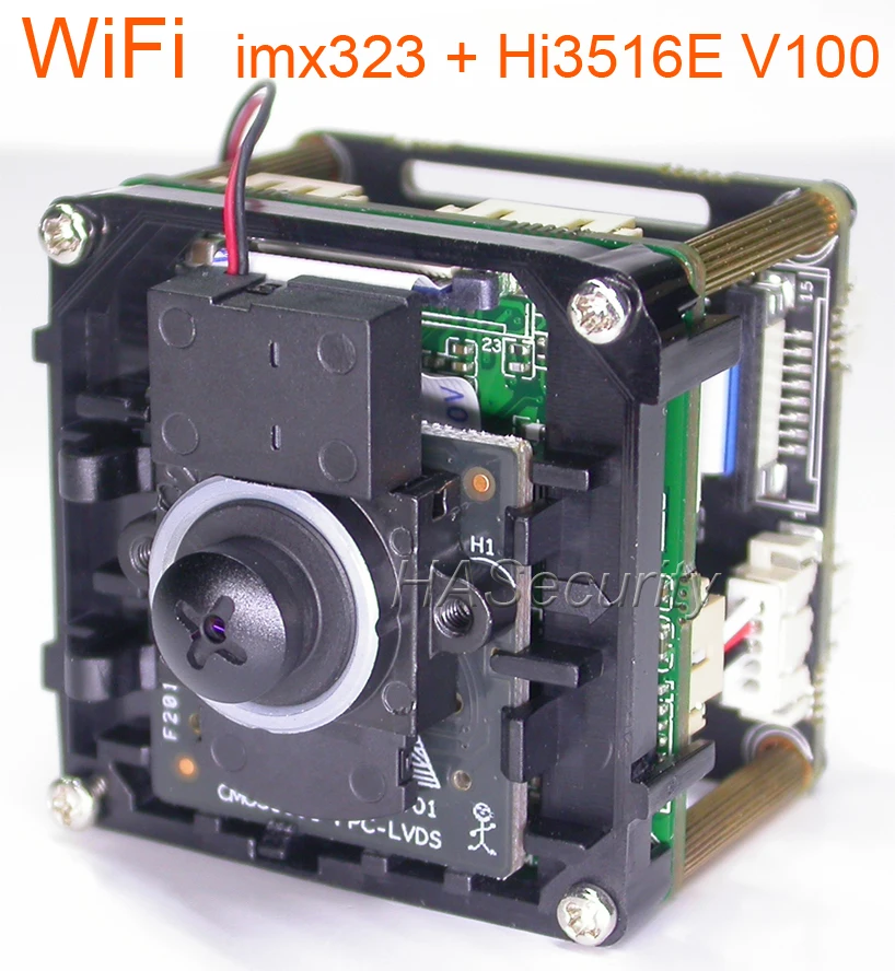 Wi Fi специальный объектив 3 7 мм H265 H264 1/2.9 &quotSony Exmor IMX323 CMOS + Hi3516E V100 камера