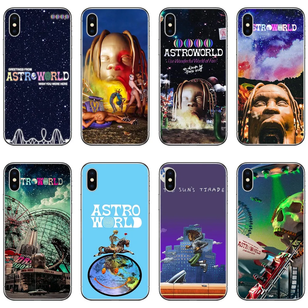 Чехлы для телефонов Travis Scott Astroworld Sicko Mode Apple iPhone X 8 8Plus 7 XS Max XR 6 6S Plus 5 5S SE Жесткий ПК