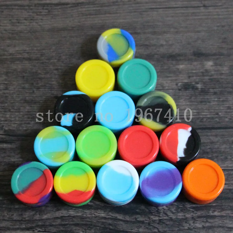 Воск контейнеры силиконовые коробка кремния контейнер dabber еда вощеной банки