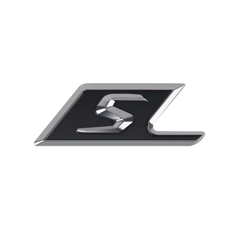 S образный логотип декоративная наклейка для багажника автомобиля Mercedes Benz AMG W126