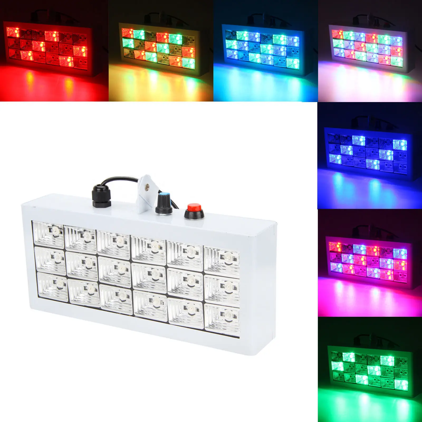Диско-прожектор светодиодный с голосовым управлением 18 RGB | Освещение