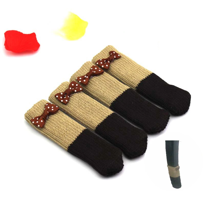 резиновые ножки 24 шт носки для стульев милый Настольный чехол стула немой мебели