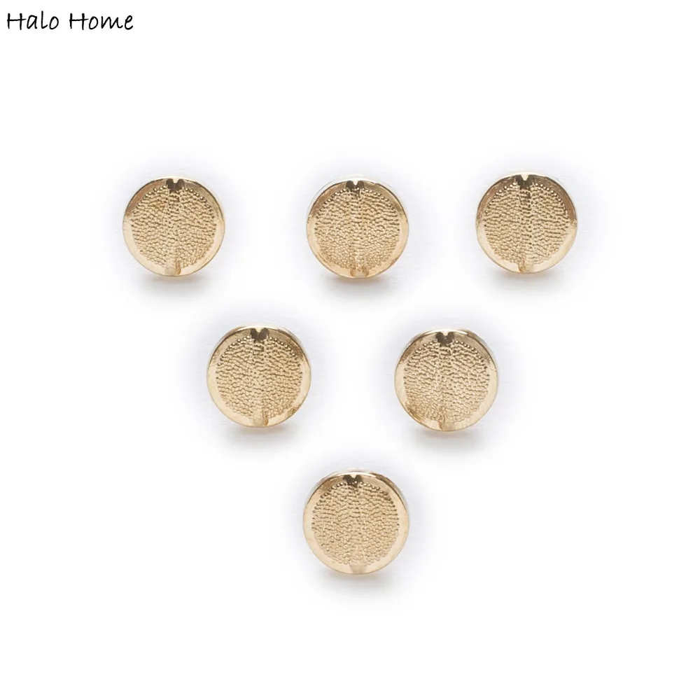 10 шт. на каждый день из золотистого металла пуговки одежды рубашка швейный Декор