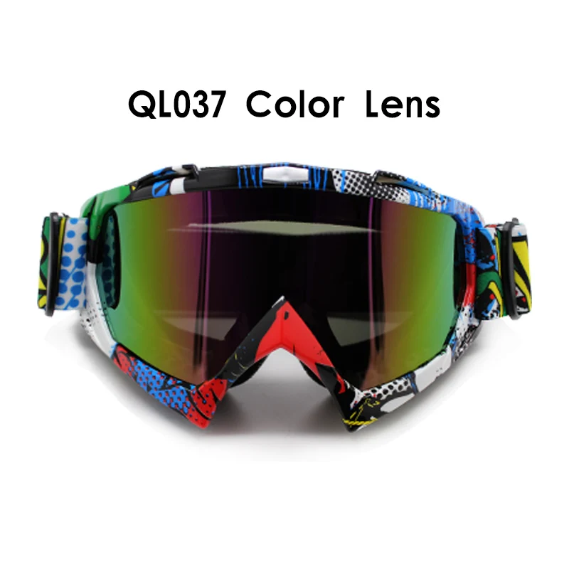 ROAOPP Oculos мотоциклетные очки для велоспорта MX внедорожные шлемы для лыжного спорта Gafas мотоцикл для езды на велосипеде - Цвет: Goggles QL037 R