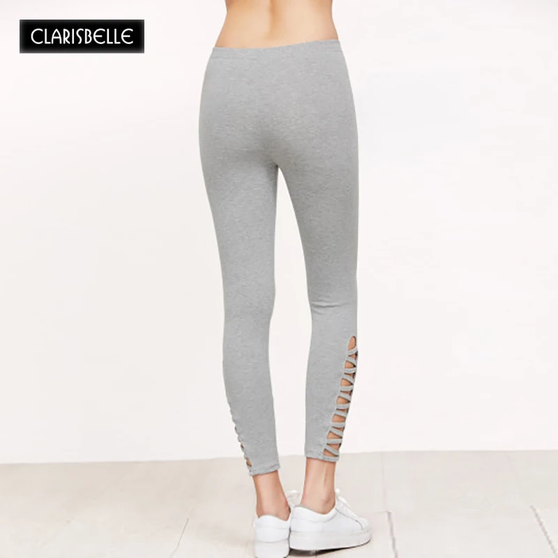 Clarisbelle Для женщин модные леггинсы карандаш спандекс Pacthwork бодибилдинг push up бедра