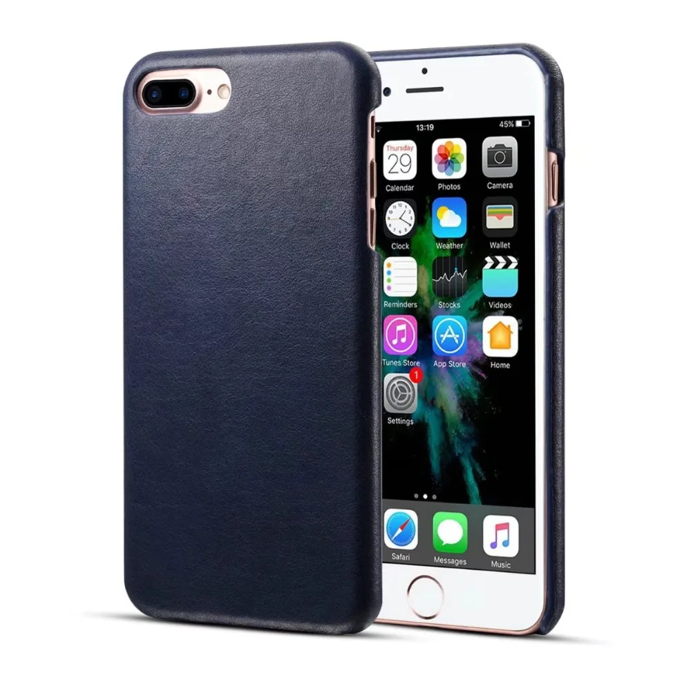 Винтажный чехол BuzzLee из натуральной воловьей кожи для iPhone 11 Pro Max Xs XR X 8 7 6 6s Plus SE