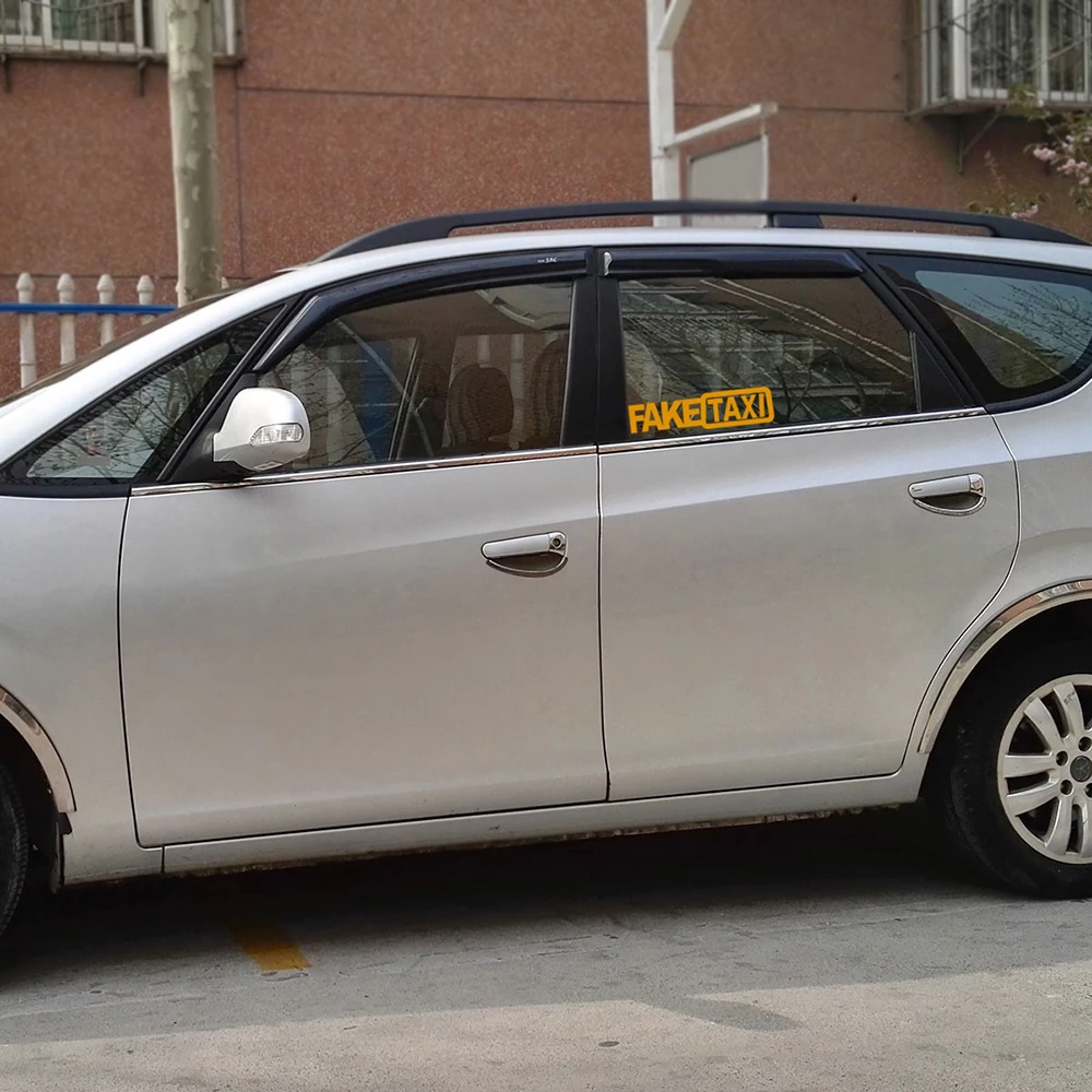 1 шт. Забавный Поддельные такси знаки автомобилей Универсальный Наклейки и