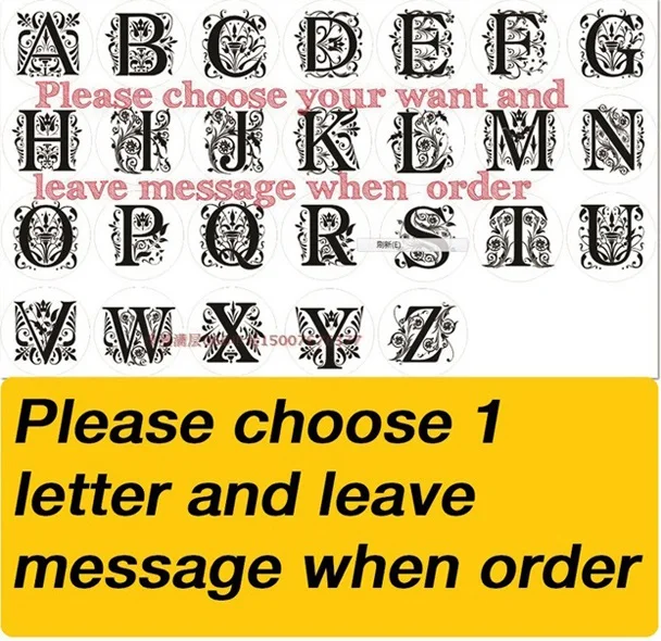 Choose 1 letter Настраиваемый штамп с подарочной коробкой, набор восковых штампов в стиле ретро, подарочный набор 26 alphets, поздравительные слова на выбор - Цвет: Choose 1 letter