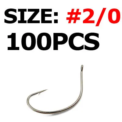 100pcs size 2 L 0 100 шт. колючий широкий зазор крючок острые рыболовные крючки соленая вода пресноводная живая мякоть приманки Крючки Размер 6 4 1 1/0 2/0 3/0 4/0 5/0 6/0 - Цвет: 100pcs size 2 L 0