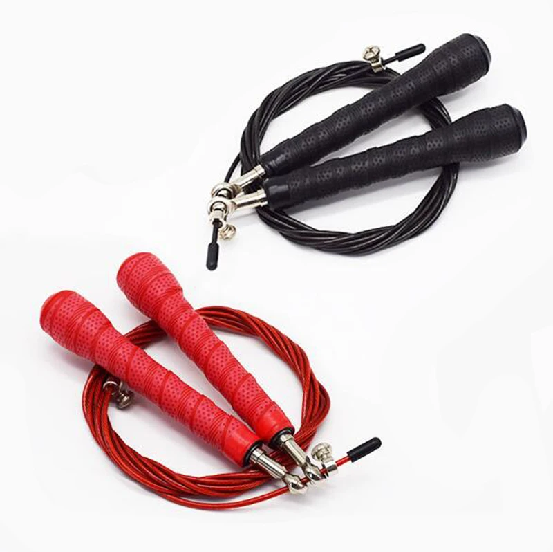 Скоростная 3 м кабель противоскользящая Скакалка для кроссфита дома спортзала