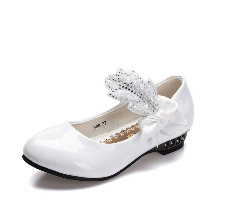 2019 spring and autumn children's performance shoes girls flat princess single dance | Детская одежда и обувь
