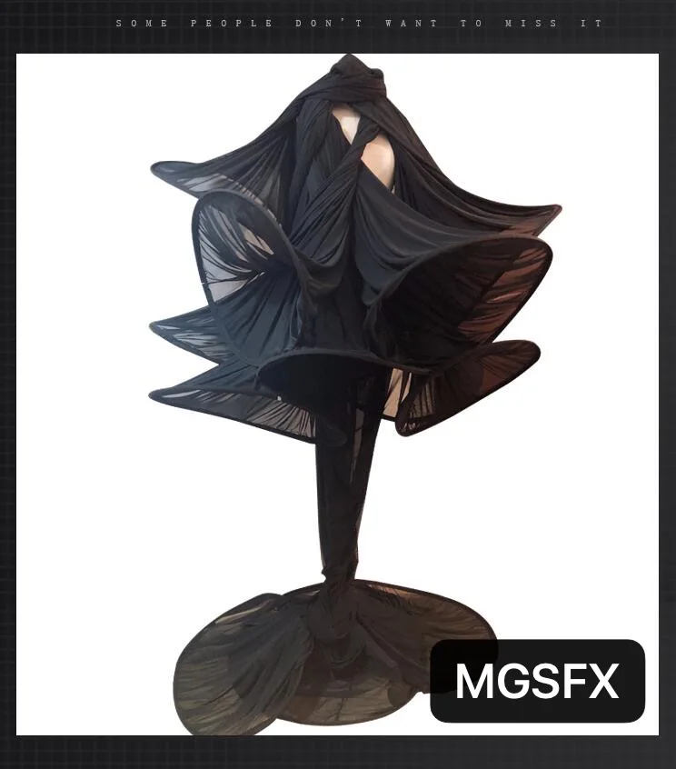 4 шт./лот платье для ночного клуба девочек сетчатая клетка чехол сцены реквизит