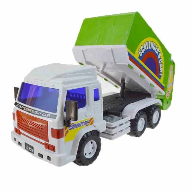 

Vehicles Children Toys Large Inertia The Garbage Sanitation Plastic Trucks Cleaning Sweeper Truck Model Car Boy Funny Gifts 2021