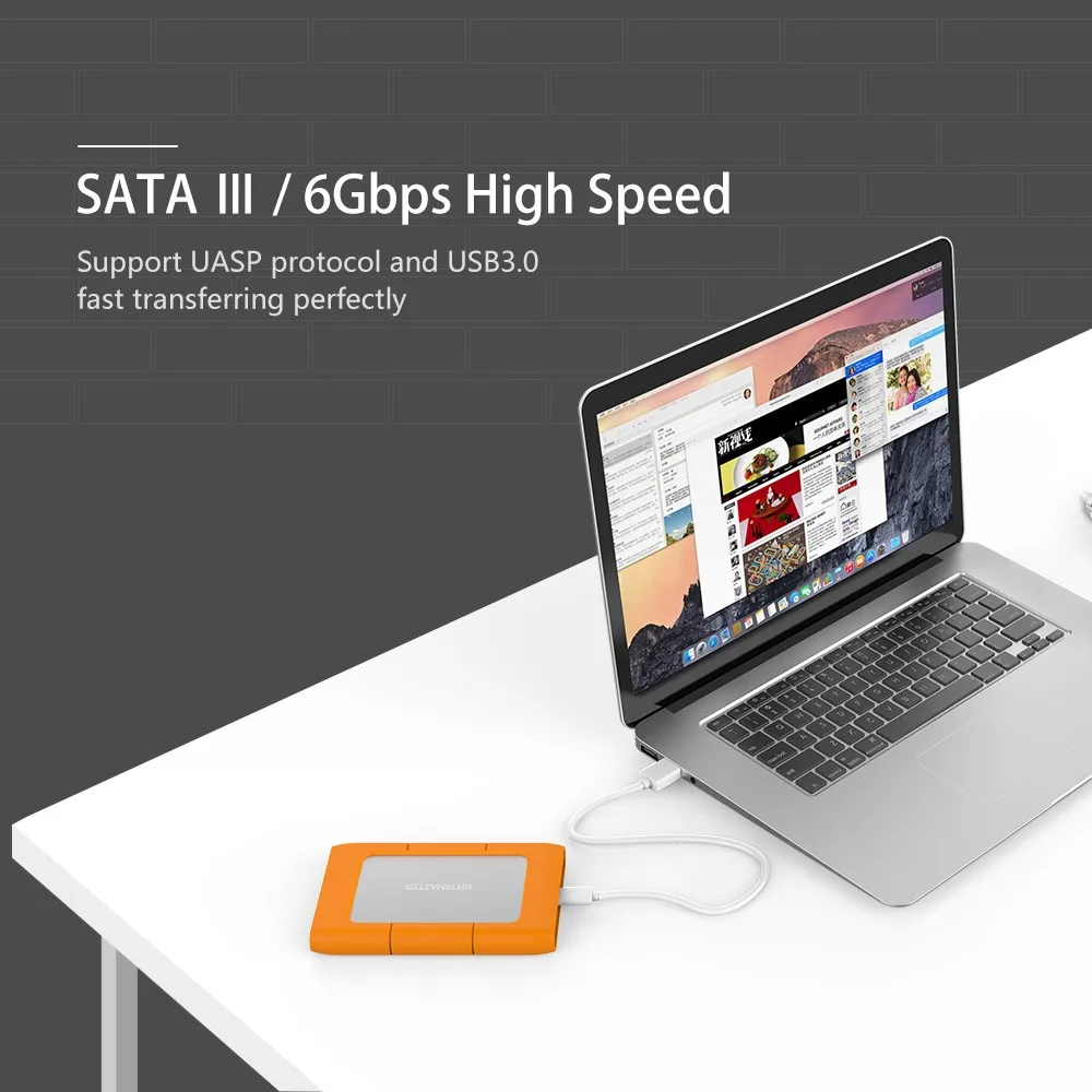 YOTTAMASTER Sata3.0 к USB3.1 алюминиевый корпус для внешнего жесткого диска для ноутбука настольный жесткий диск коробка(V1-C3