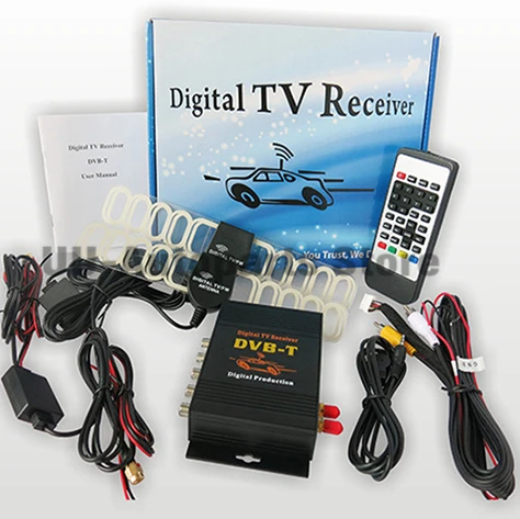 HD DVB-T MPEG4 ТВ приемник коробка тюнер двойная антенна автомобильная Мобильная цифровая ТВ коробка для европейских стран