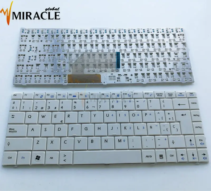Клавиатура Repair You Life NEW SP для ноутбука MSI CR420 CR430 CR460 X370 X460DX CX420 CX420MX испанская белая