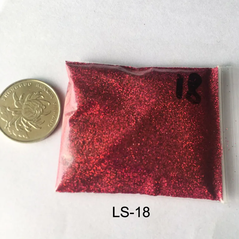 LS-18 Rikonka 10G голографический блестящий порошок Сияющий сахар ногтей Блеск Лидер продаж пыли порошок для ногтей искусство украшения 21 Цвета - Цвет: LS-18