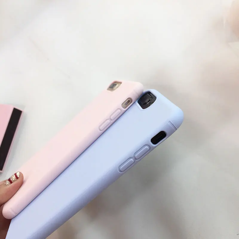 Boucho Роскошные Яркие цвета синий розовый чехол для iphone 5 5S SE 6 6s 7 8 Plus силиконовые