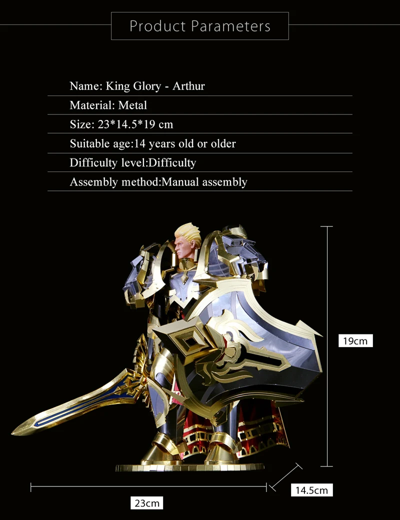 3D металлический пазл с милой мордочкой кошки Артура солдата DIY лазерная резка головоломки модель-пазл для взрослых детей развивающие игрушки