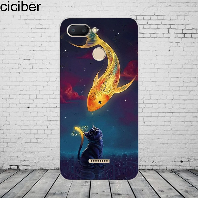 Чехол ciciber с милым животным котом для Xiaomi Redmi 6 5 4 3 A X S Plus Pro S2 чехол для телефона для Redmi Note 6 5 4 X A Pro Мягкий ТПУ чехол