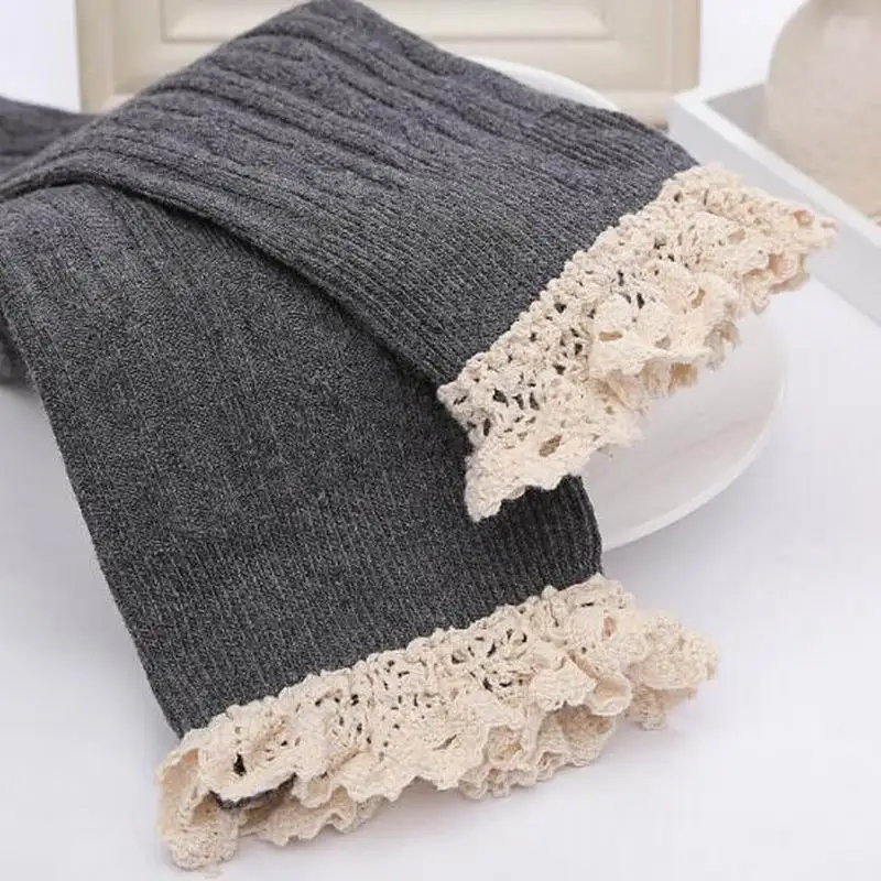 Женские чулки теплые до бедра Высокие гольфы длинные хлопковые сексуальные