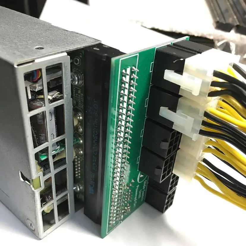 DPS 1200FB / QB 6 Pin A Адаптер блока питания для Ethereum Mining DE12 дропшиппинг YE3.6|Компьютерные