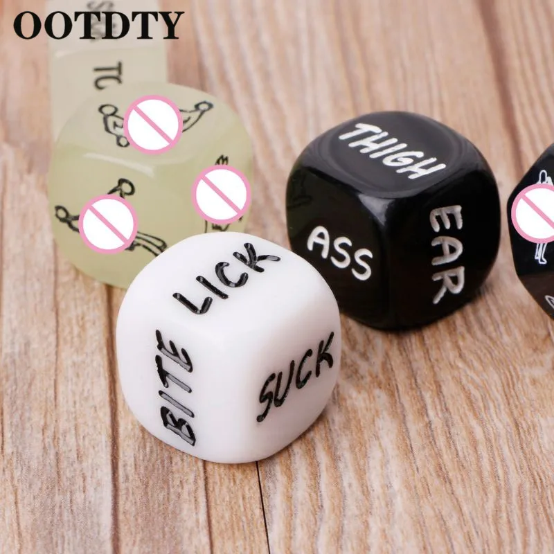 OOTDTY 6 шт. забавные акриловые кости любовь кости секс кости Эротические Кости любовь игра игрушка пара подарок