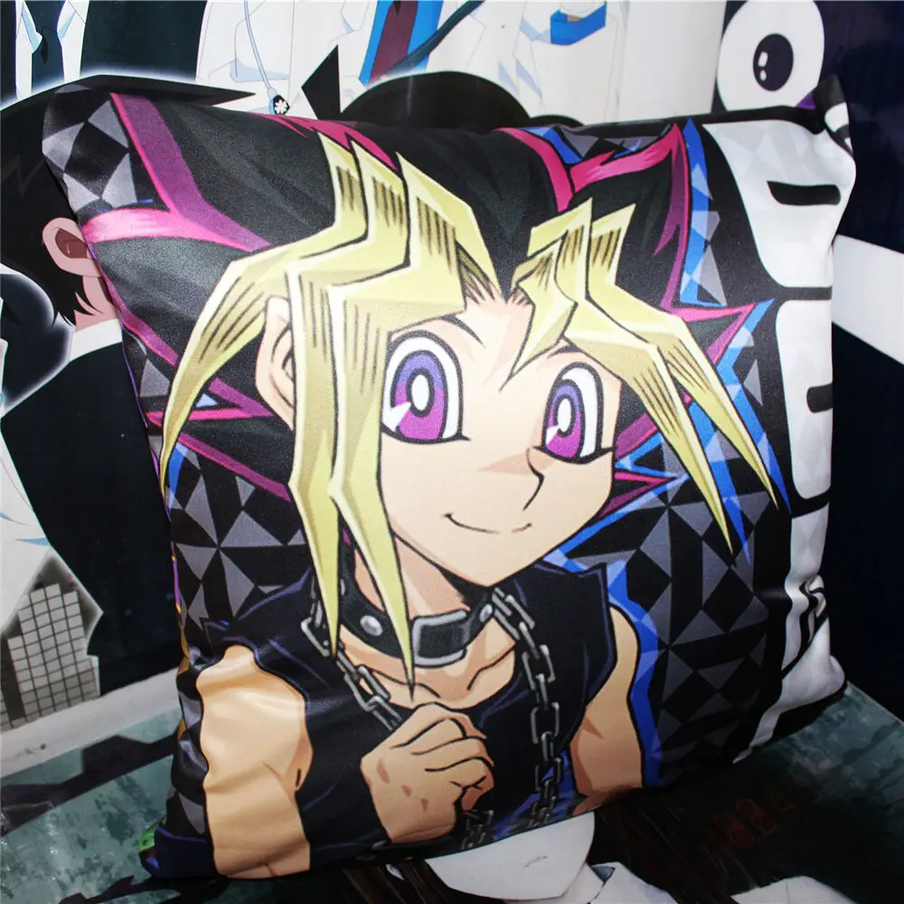 yugi muto Аниме Yu-gi-oh Dm для косплея «Дуэль монстров Gx усилительный насос 5ds Zexal; а-дистанционного управления rcv подушки Чехол Подушка Чехол Yuya детская Sakaki Ями юги дома/кровать диван/автомобиль Декор - Цвет: yugi muto