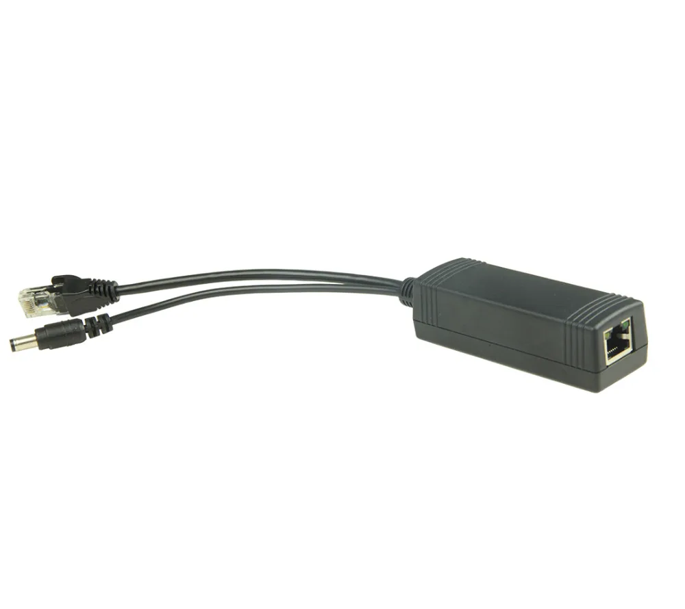 

10/100/1000M PoE splitter cable, DC12V, IEEE 802.3af standard (13W)