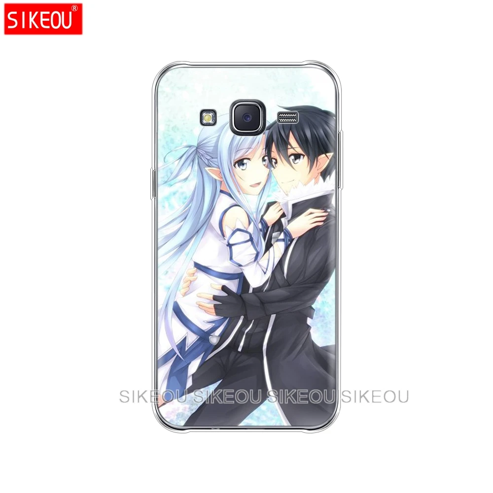 SIKEOU Sword Art Online SAO Japanese Anime silicone cover phone case for Samsung Galaxy J1 J2 J3 J5 J7 MINI 2016 2015 prime | Мобильные