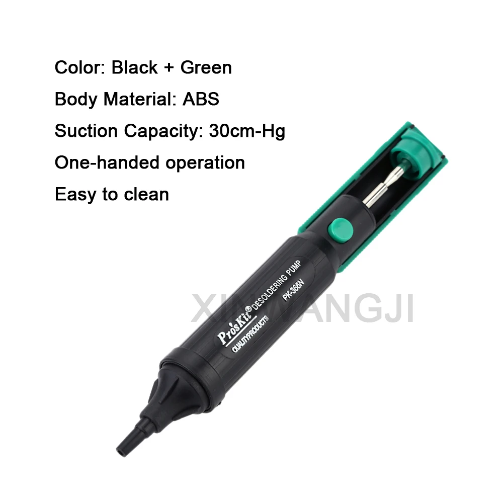 Pro'sKit 8PK-366N всасывающий оловянный припой присоски паяльник ручка ручные инструменты распайки насос сварочный инструмент