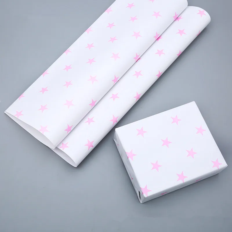 

10pcs Gold Silver Stars Flower Wrapping Paper Flowers Gifts Packing Craft Paper Bouquet Wedding Gift Supply Home Decor