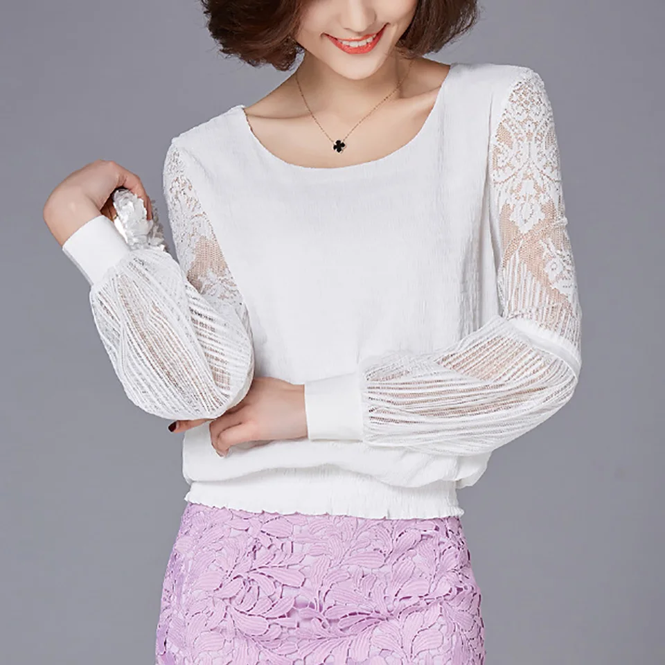 Модные женские туфли летняя рубашка с длинными рукавами и круглым вырезом