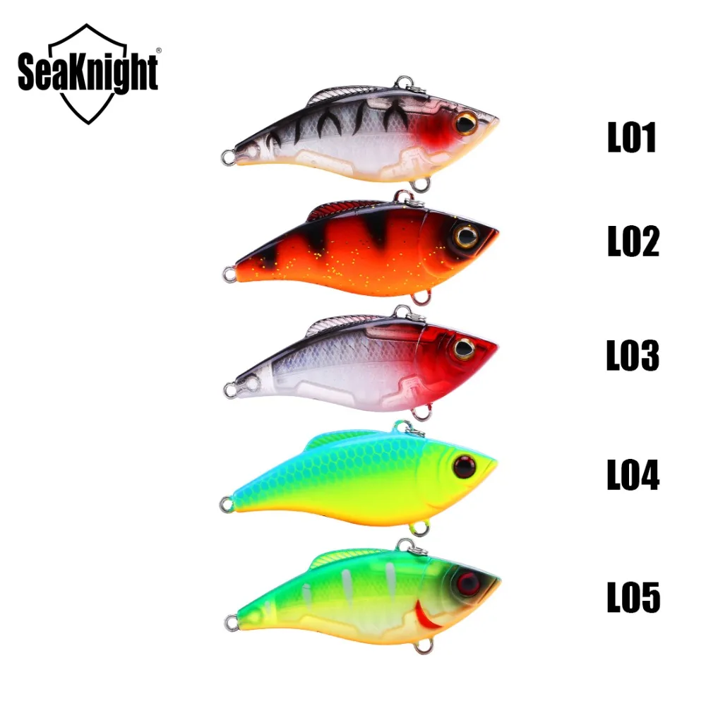 SeaKnight SK010 VIB рыболовная приманка 60 мм 9 5 г искусственная жесткая с большими глазами