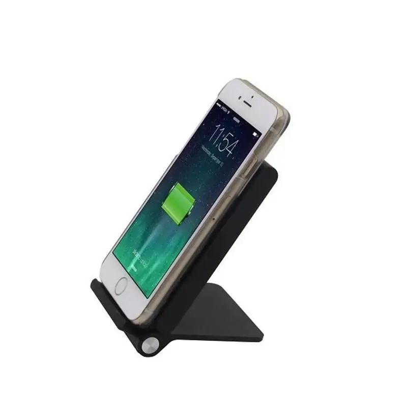Складная Беспроводная зарядная подставка для iPhone 6 S Plus 4 4S 5 5S SE 5C Samsung Galaxy S6 S7 Note 2 3 7
