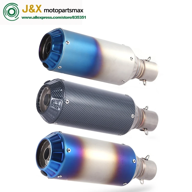 36-51 мм Универсальный Байк ATV Slip On Scooter Carbon FiberHornet 600 CB600F Smax155 RC390 G310R GSX150R GW250 Z900 |