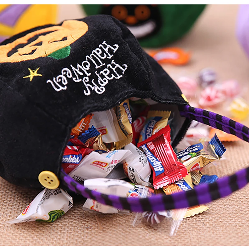 2018 1 шт. креативная трехмерная Нетканая Портативная сумка для конфет на Хэллоуин