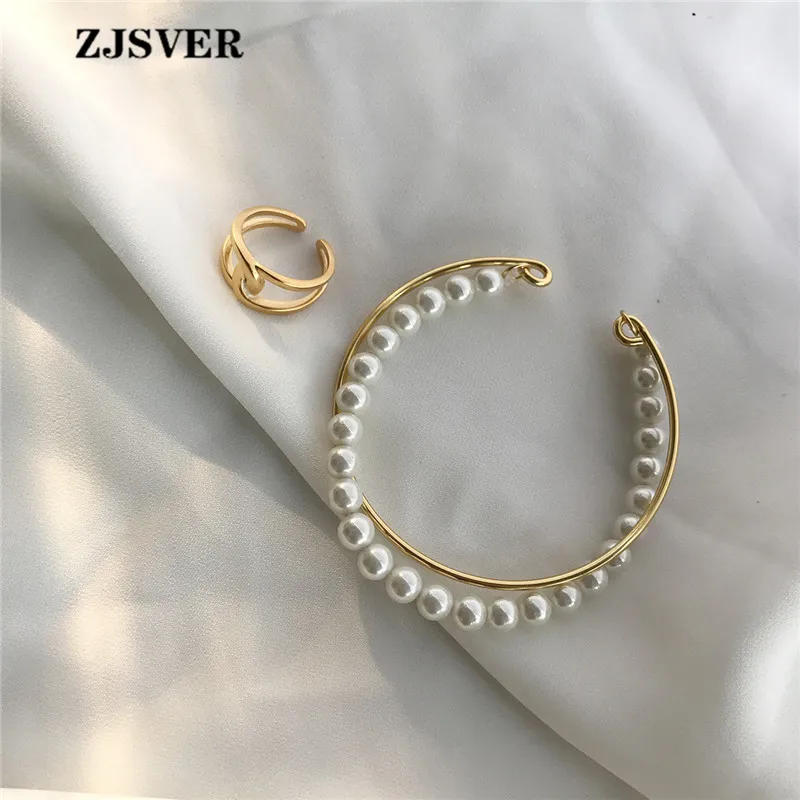 ZJSVER корейские ювелирные изделия кольца из стерлингового серебра 925 золотой