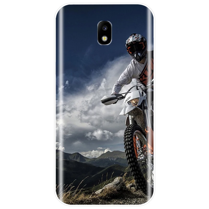 Motocross moto cross dirtbikes Cover TPU Phone Case For Samsung Galaxy J3 J4 J6 J8 2018 J5 J7 2017 2016 J3PRO PLUS | Мобильные