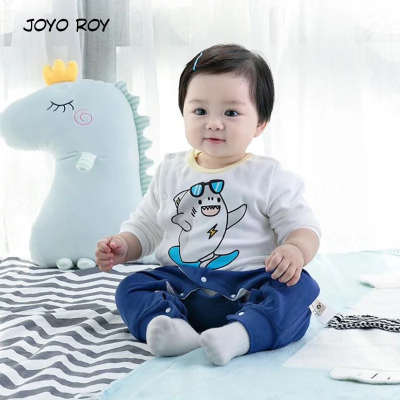Joyo roy/Весенний Комбинезон для маленьких мальчиков 0-1 лет хлопковый комбинезон с