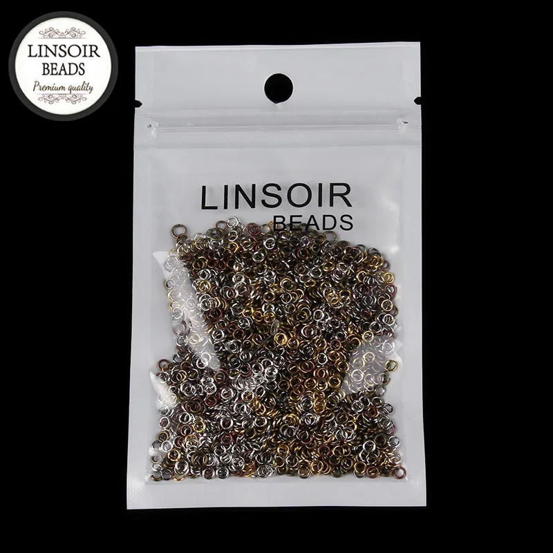 2400 шт. 3 мм Смешанные Золотые/Родиевые/Серебристые/антикварные бронзовые/красные