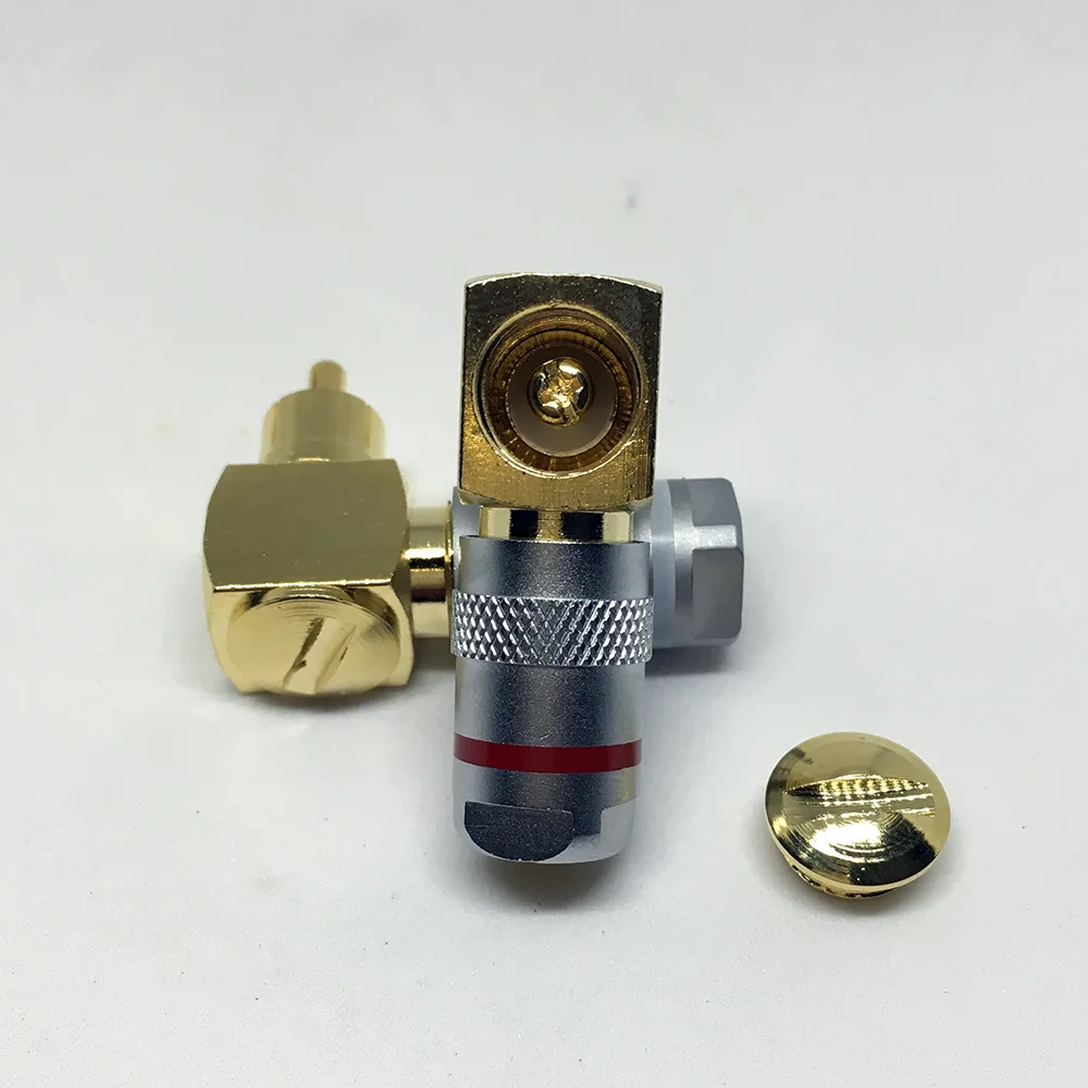 2 шт. прямоугольные аудиоразъёмы из чистой меди|connector utp|connector plugplug power stock price |