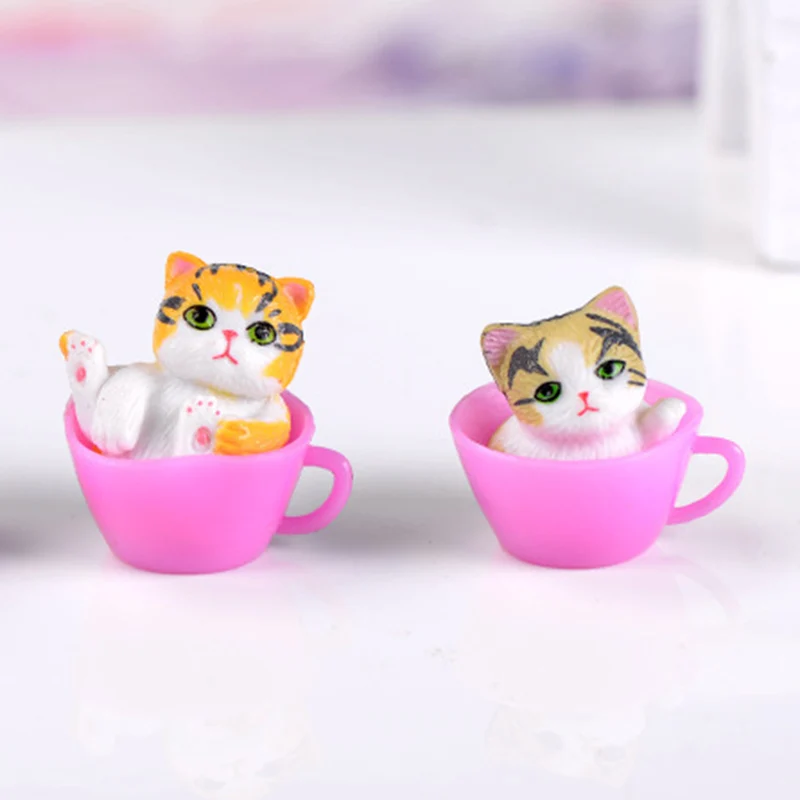 1 шт. декоративная фигурка кошки и котенка|Статуэтки миниатюры| |