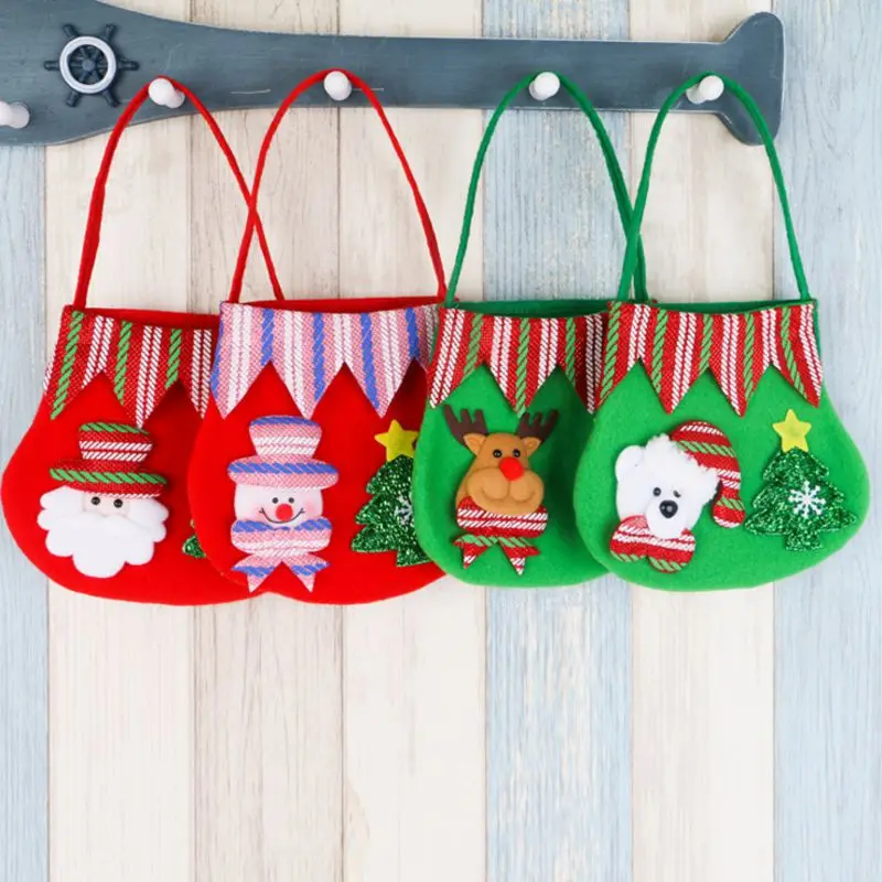 Подарок на Рождество/конфеты bag 3 модели рождественских украшений для дома papai