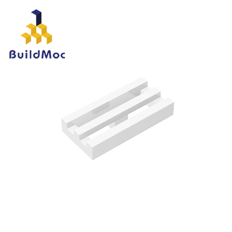 BuildMOC 2412 30244 1x2 Technic changever Catch для строительных блоков части DIY развивающие творческие подарочные игрушки - Цвет: M0638-21
