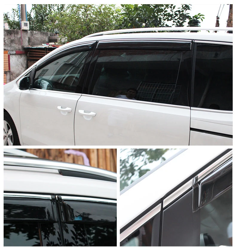 Lsrtw2017 Тюнинг автомобилей окна автомобиля дождь щит для Volkswagen VW Sharan 2011 2012 2013
