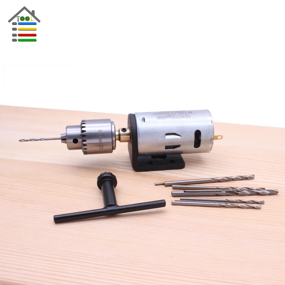 Набор ручных электродрелей DC 12 В 0 3 4 мм|mini drill motor|pcb pressdrill motor |