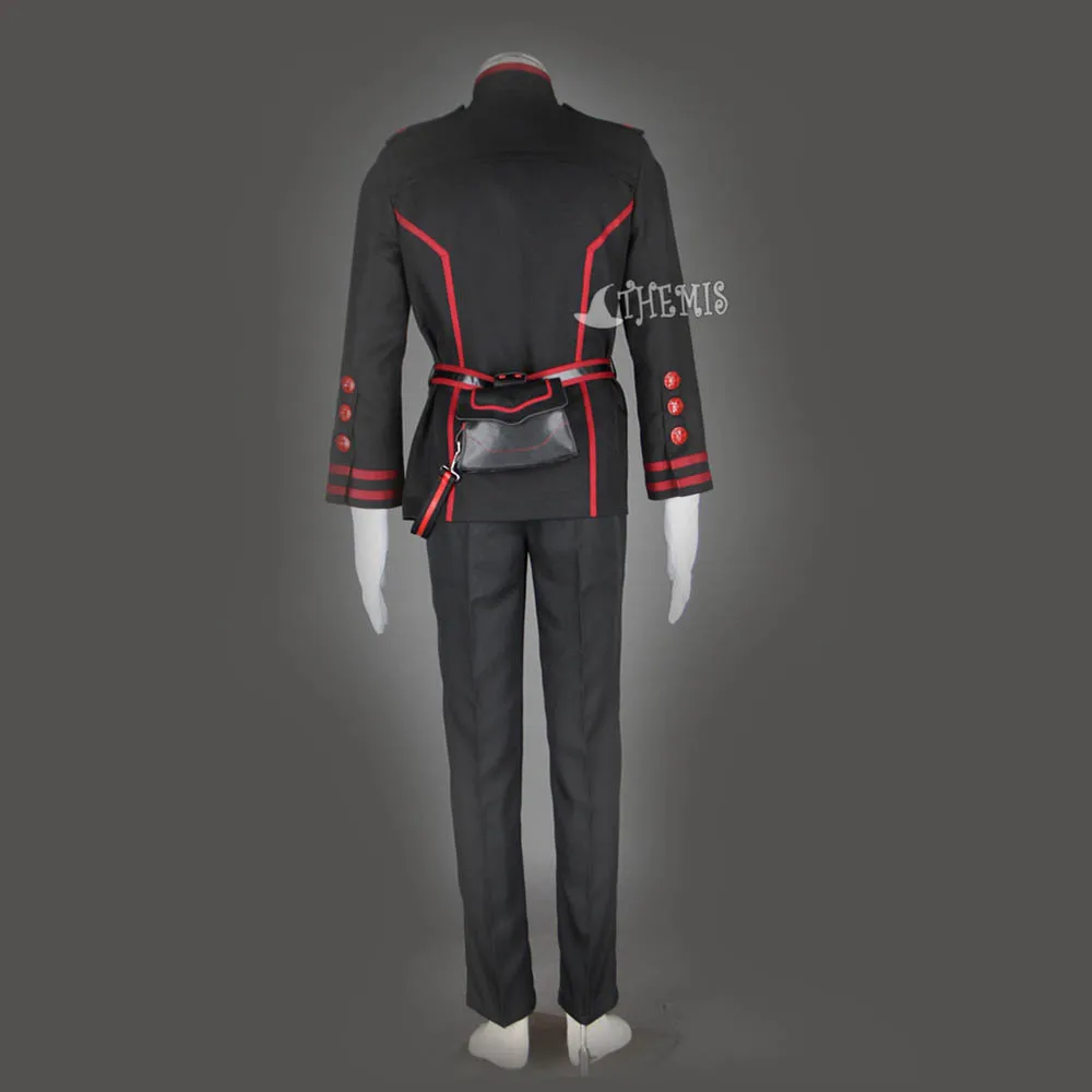 Athemis D. Gray-man Аллен Уокер косплей костюм на заказ крутые черные мужские костюмы сумка на пояс брошь Пояс перчатки