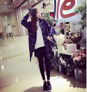 С длинным рукавом хан издание контракт большие дворы длинное пальто женский