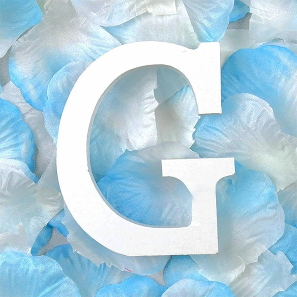 G 3D деревянные буквы letras decorativas персонализированное Имя Дизайн Искусство ремесло деревянные украшения letras de madera houten буквы - Цвет: G